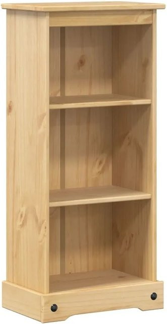 vidaXL Bücherregal Corona aus massivem Kiefernholz in rustikaler Optik, B/T/H: 46 x 29 x 100 cm - Bild 1