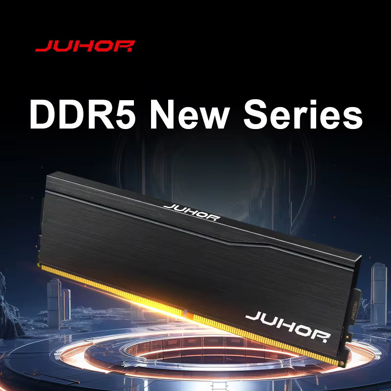 JUHOR DDR5 Desktop-Arbeitsspeicher Kit 32 GB (2 x 16 GB) 6000 MHz Schwarz - Bild 2