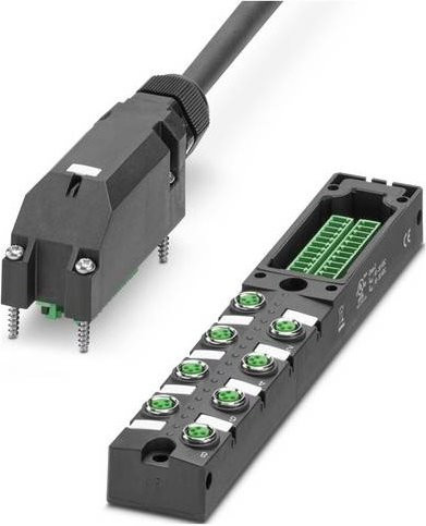 Phoenix Contact Sensor-/Aktor-Box SACB-8/4-L-C-M8 HD/10,0 PUR in Schwarz - Bild 1