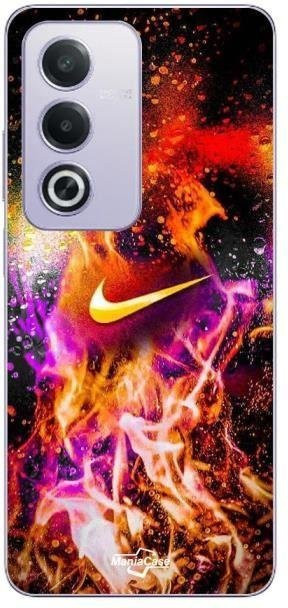 MANIACASE Handyhülle für Oppo A80 mit buntem Nike Muster - Bild 1