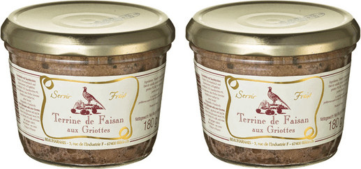 Beauharnais Elsässer Fasanpastete mit Sauerkirschen 2 x 180 g - Bild 1