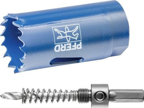 PFERD HSS-Lochsägen-Set zweiteilig aus Bimetal in Blau mit Ø 25 mm - Bild 1