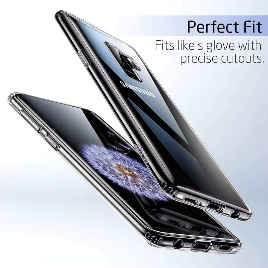 Transparente TPU Schutzhülle für Samsung Galaxy S7, S8, S9, S10, S20 Plus, S10e, A10, A01, A10s, A20, A30, A20e, A40, A50, A20s - Bild 5
