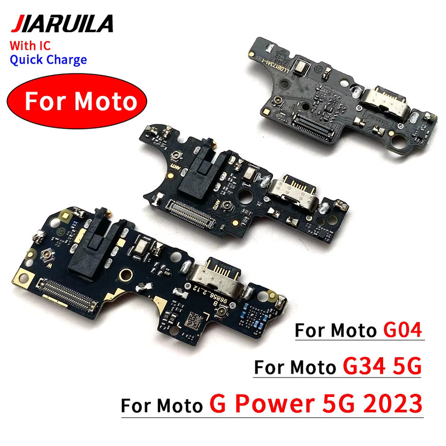 USB-C Ladeport Flex-Kabel als Ersatz-Ladeboard für Motorola Moto G14 G34 G54 G04 G24 Power G84 G75 5G Power 2023 - Bild 5