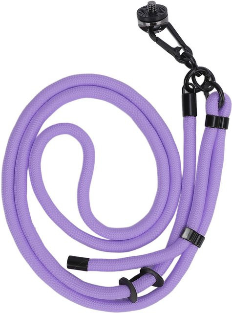 Koogeelife Action Kamera Lanyard mit Schnellverschluss und 1/4 Zoll Gewinde, verstellbares Anti-Verlust Seil für Pocket 3, Action 5 und One X4, Violett - Bild 1