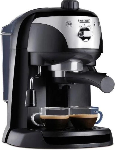 DeLonghi Kaffeemaschine EC 201.CD.B in Schwarz mit 1100W Leistung, E.S.E. Pads Kompatibilität und Dampflanze - Bild 1