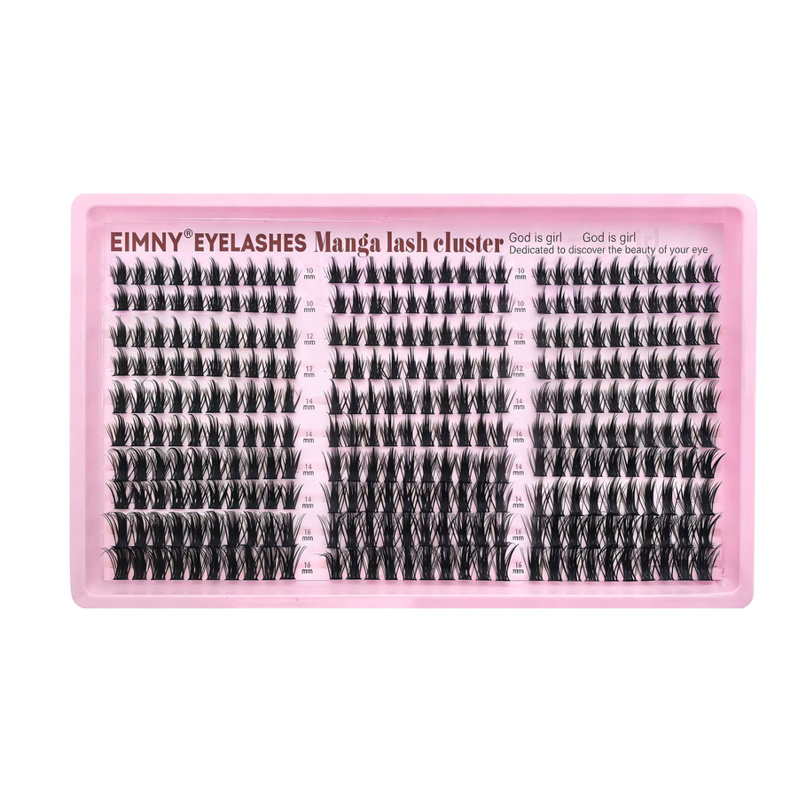 Eimny Fairy Lash Clusters Kit Wimpernbüschel, 244/300 Stück, Unisex - Bild 7