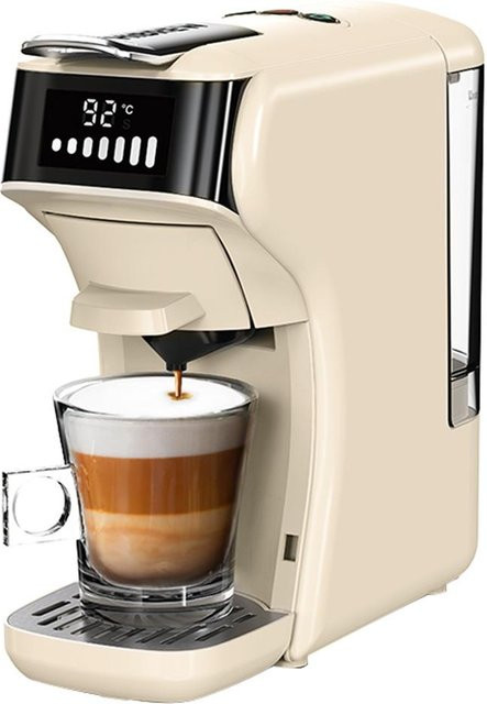HiBREW 6 in 1 Kapsel-Kaffeemaschine H1B mit 20 Bar Druck und Cold Brew Funktion in Gelb/Beige - Bild 1