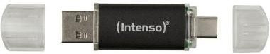 Intenso Twist Line USB-Stick mit dualer Schnittstelle USB-A und USB-C, 256 GB, Anthrazit - Bild 1