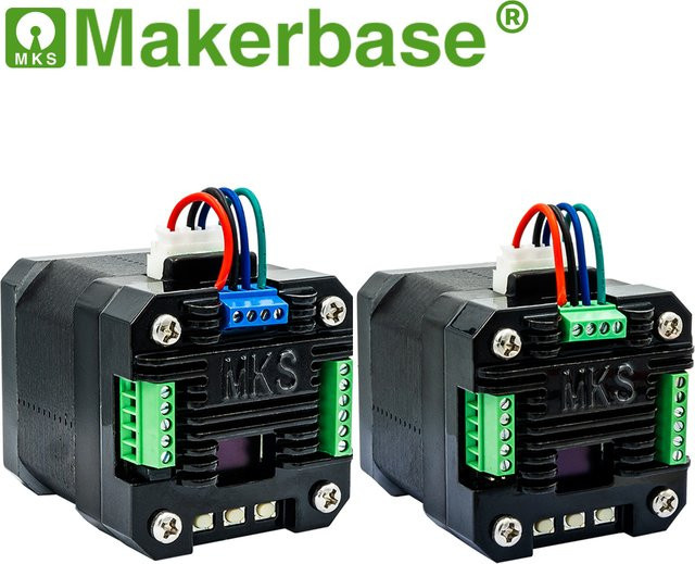 Makerbase MKS SERVO42D NEMA17 Schrittmotortreiber mit geschlossenem Regelkreis für Gen_L FOC in Schwarz - Bild 1