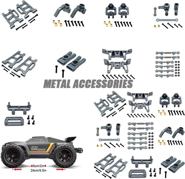 MJX 12212 RC Auto, Metall-Upgrade-Komponenten, Mehrfarbig, Zubehör - Bild 1