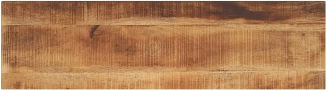 vidaXL Tischplatte aus rustikalem Mangoholz in Braun, B/T/H: 100 x 20 x 2,5 cm - Bild 1