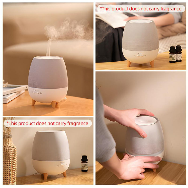 TOMTOP JMS Ätherischer Öl Diffusor mit Fernbedienung und Timer, 300ml Aromatherapie Vernebler in Weiß - Bild 4