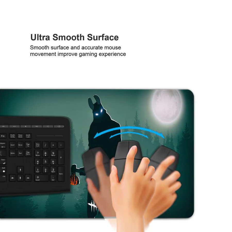 HYBXAXC Gamer Mauspad D-Dead Deskmat in Schwarz - Bild 5