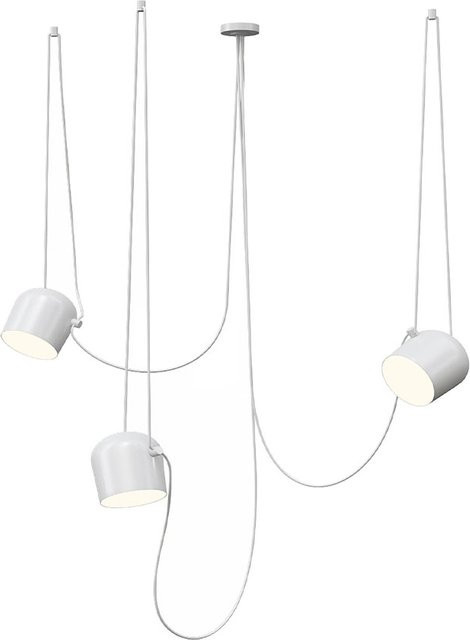 Flos Aim Small LED-Pendelleuchte 3er-Set in Weiß mit warmweißem Licht (2700K) - Bild 1