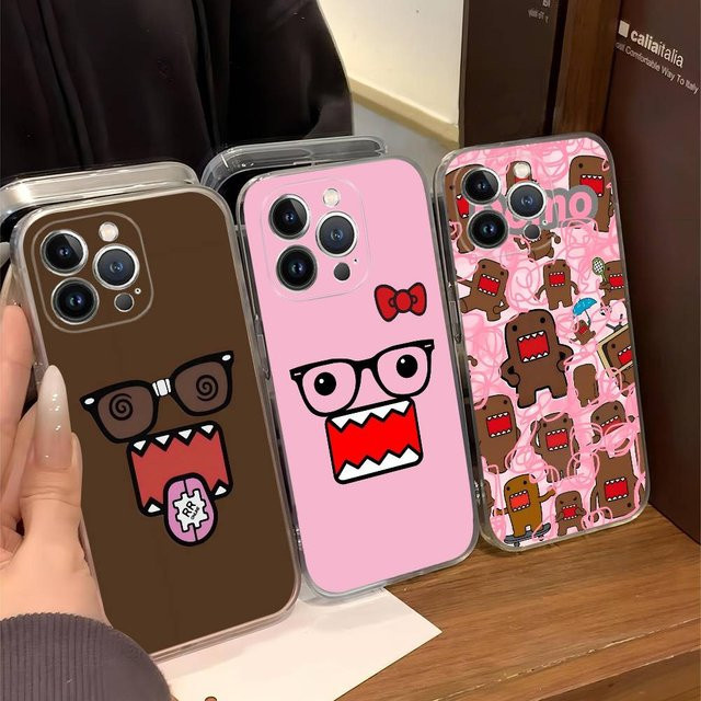 Handyhülle im Domo-Kun-Design für Apple iPhone 17 16 15 14 13 12 11 Pro Max Mini Plus SE XR XS X 8 7 6S - Bild 1