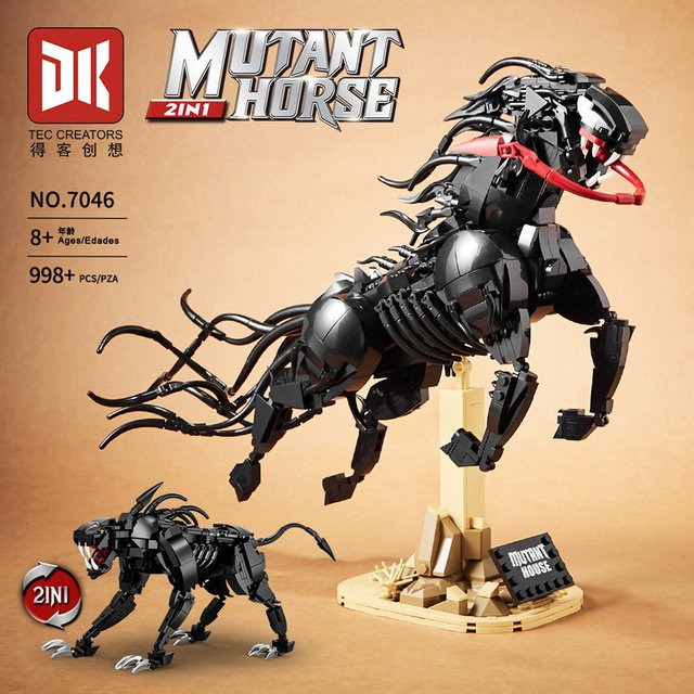 HEROCROSS Mutant Pferd Anime Venom, Bausteine Modell, ab 8 Jahren - Bild 1