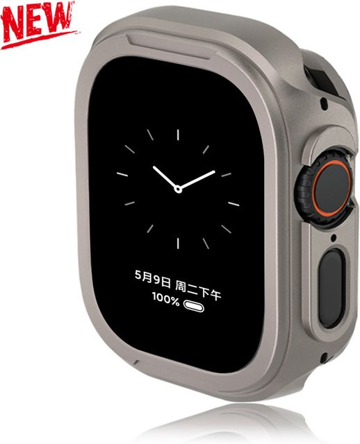 CAOWTAN Schutzgehäuse für Apple Watch, Legierung, PC-Abdeckung, Unisex - Bild 1