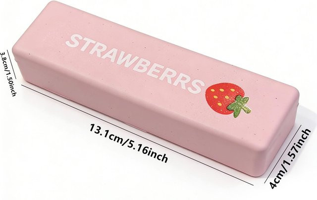 BC Pet Supplies Erdbeer-Butter-Stift Squishy Spielzeug, rosa, 1 Stück - Bild 1