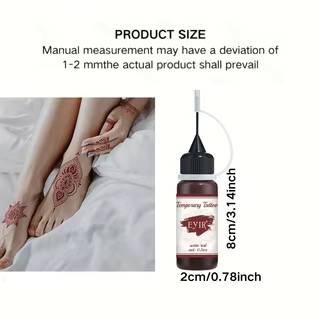 EYIR Tattoo-Gels, 5er-Set, Tiefrot, Unisex - Bild 4