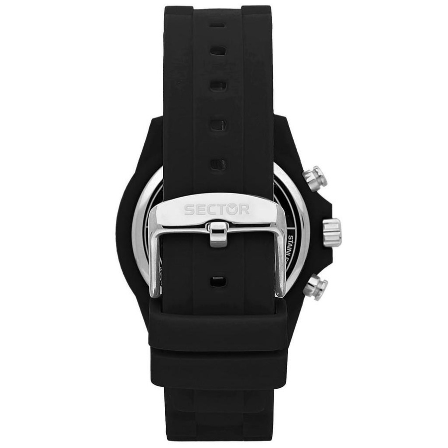 Sector Diver Herrenuhr, Quarz, Kunststoffarmband, Schwarz, 42 mm - Bild 2