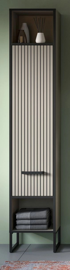 Inn.Furn Badezimmer Hochschrank Scana in Sand, B/T/H: 30 x 1 cm x 192 cm - Bild 1