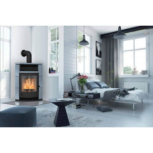 Fireplace Kaminofen Lyon Speckstein Schwarz 8 kW - Bild 3