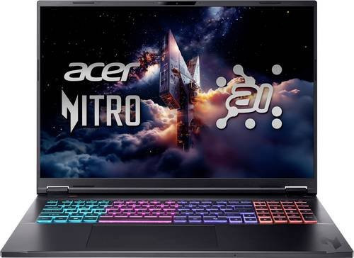 Acer Nitro 18 AI Gaming Notebook in Schwarz mit 45,7 cm (18 Zoll) WQXGA Display, AMD Ryzen AI 9 365, 32 GB RAM, 1000 GB SSD und NVIDIA GeForce RTX 5060 - Bild 1