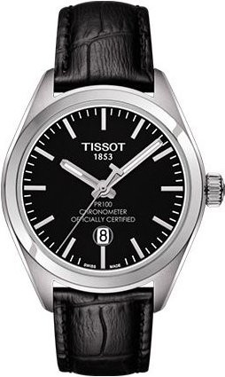Tissot Armbanduhr Quarz, Edelstahlgehäuse, 33 mm, Lederarmband, Damen - Bild 1