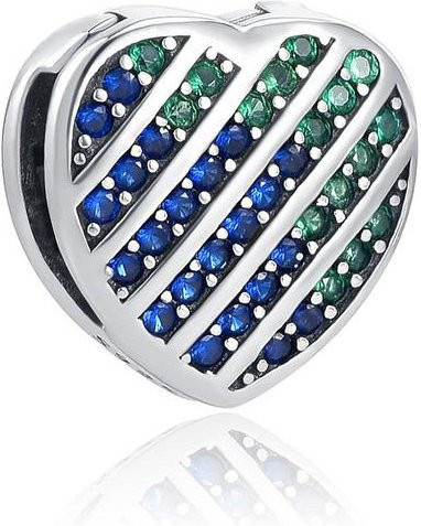 POMOiii Charms, 925 Silber, Perle, Herz, Damen - Bild 1