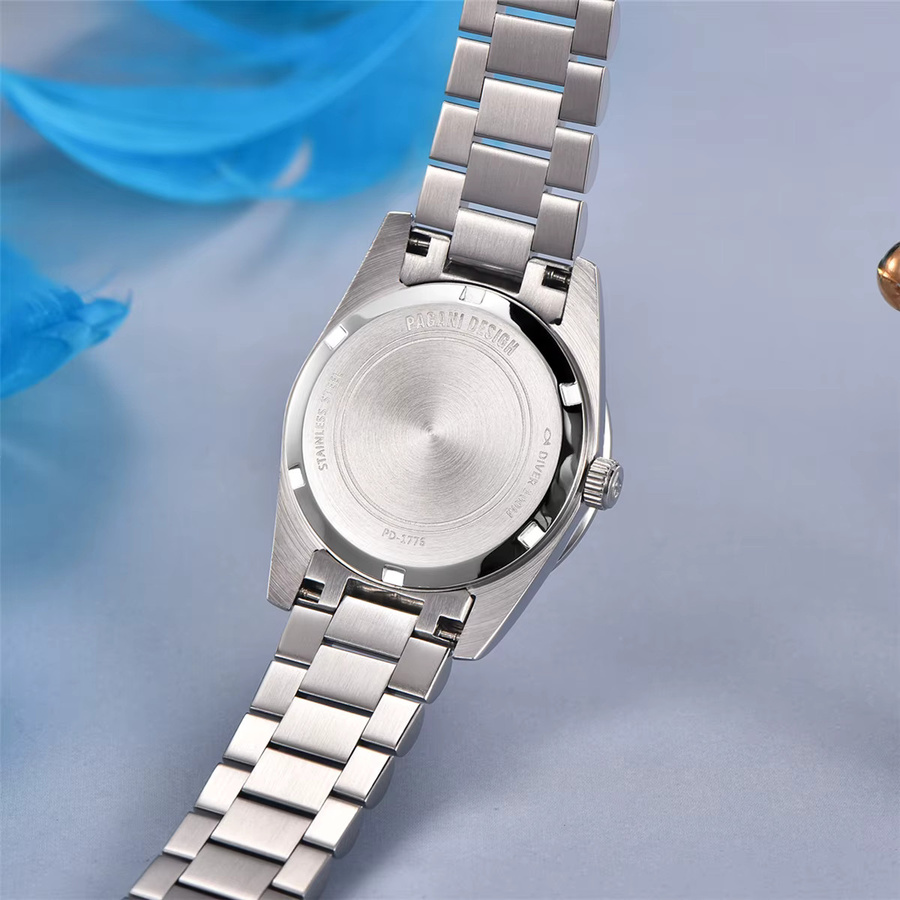 PAGANI DESIGN Armbanduhr, Quarz, Edelstahl, 32 mm, Silber, Zirkonia, Damen - Bild 2