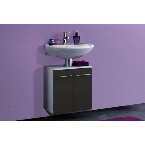 HELD MÖBEL Waschbeckenunterschrank Parma in Grau, B/H/T: 50 x 53 x 34 cm - Bild 1