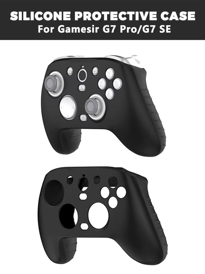 Gamesir Silikon-Schutzhülle für G7 Pro und G7 SE Gaming-Controller in Schwarz, stoßfest und rutschfest - Bild 7