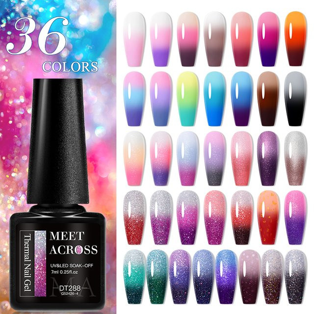 Meet Across Thermo Gel Nagellack, 7 ml, Glänzend - Bild 1