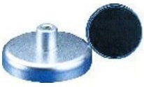 Beloh Flachgreifer-Magnet aus verzinktem Stahl in Silber, B/T: 20 x 13 mm - Bild 1