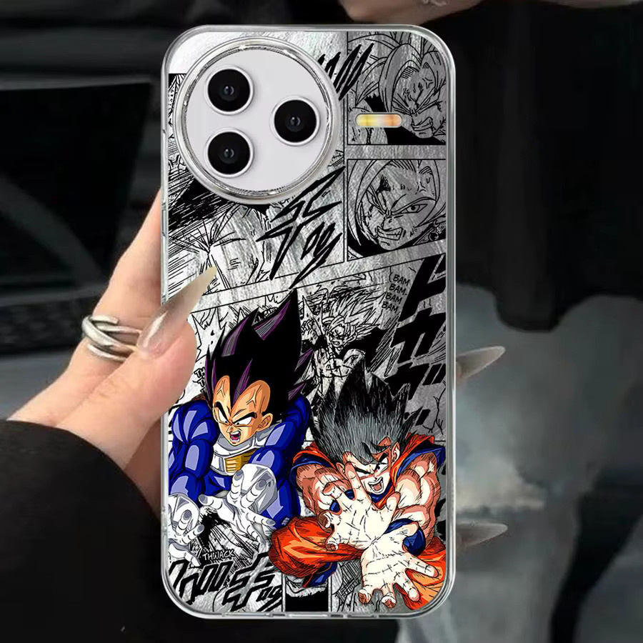 Dragon Ball Anime Goku Handyhülle für Xiaomi Redmi Note 13 Pro Note 9 10 Pro 14C 13C K80 Pro Schwarz Soft Shell - Bild 2