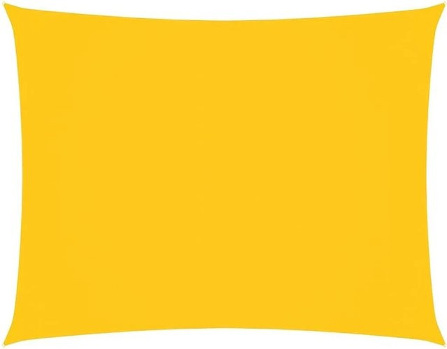 vidaXL Sonnensegel aus PU-beschichtetem Oxford-Gewebe, Rechteckig, Gelb, B: 400 cm, T: 250 cm - Bild 1