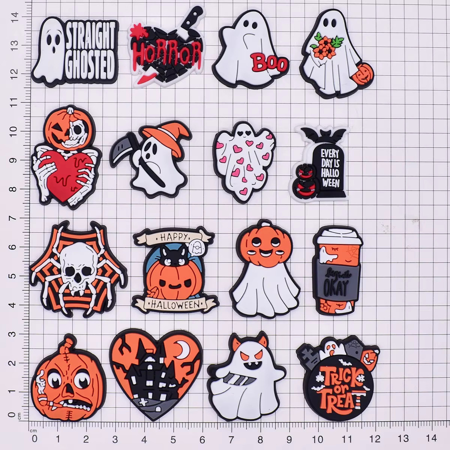 32 Stück Halloween Geist Cartoon Schuh Charms, Kinder - Bild 2