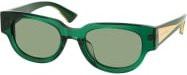 Bottega Veneta BV 1278SA Sonnenbrille, Cat Eye, Kunststoff, green, Damen - Bild 1