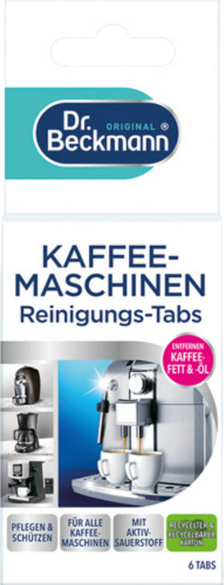 Dr. Beckmann Kaffeemaschinen Reinigungs-Tabs, 6 Stück, Multicolor - Bild 1