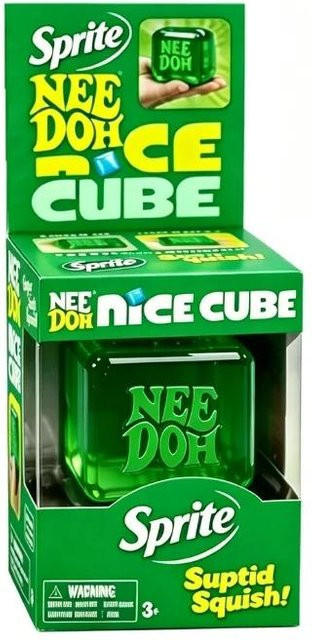 NeeDoh Swirl NeeDoh Würfel Nice-Sicle Squishy, 4-teiliges Set, rosa - Bild 1