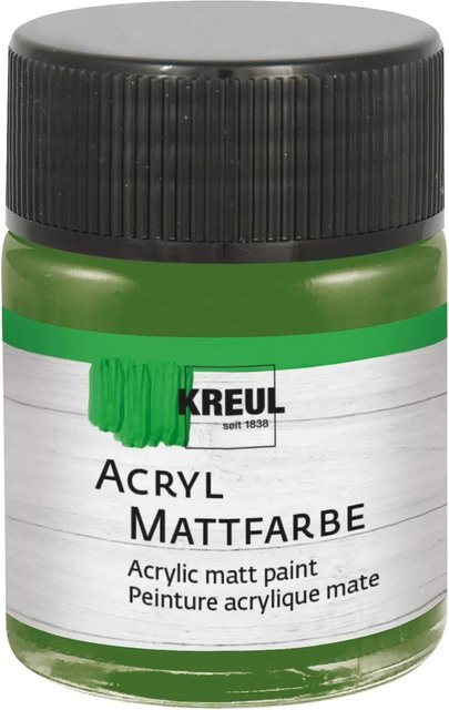 Kreul Acrylfarbe Matt Olivgrün 50 ml - Bild 1
