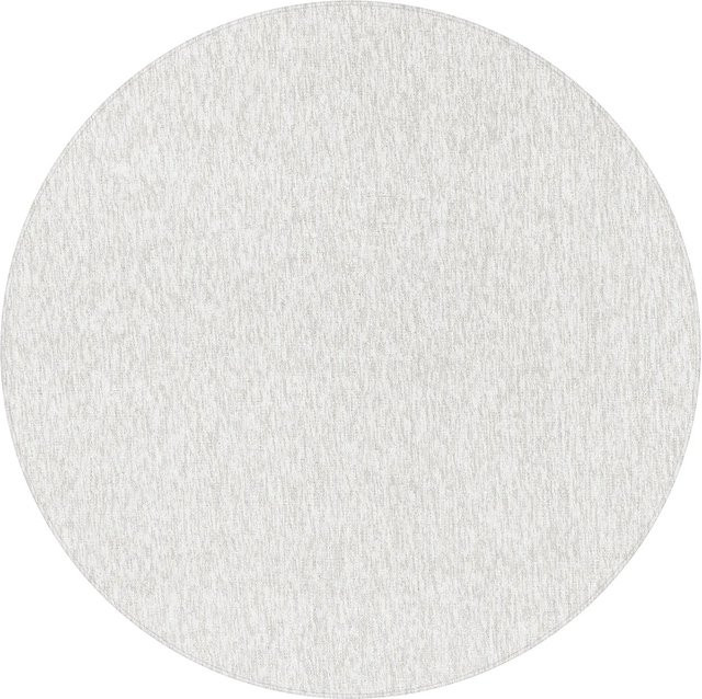 Ayyildiz Kurzflorteppich Nizza Rund in Beige meliert, Durchmesser: 160 cm - Bild 1