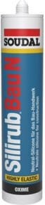Soudal SILIRUB Bau N Silikon Dichtstoff Dunkelbraun 300 ml - Bild 1