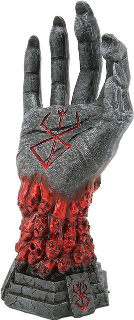 GoolRC Halloween Handstatue Dekorative Gruselige Handskulptur aus Harz in Grau für Schreibtisch und Büro - Bild 1