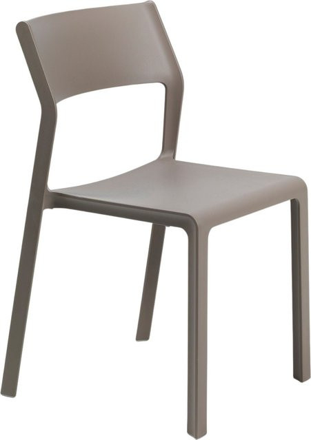 Nardi Trill Bistrostuhl aus Fiberglas in Beige oder Grau für Garten, Balkon und Terrasse - Bild 1