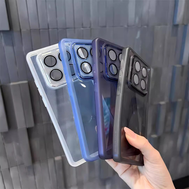 Stoßfeste Silikon-Handyhülle für Xiaomi Redmi Note 14 Pro 4G und 5G in Transparent - Bild 1