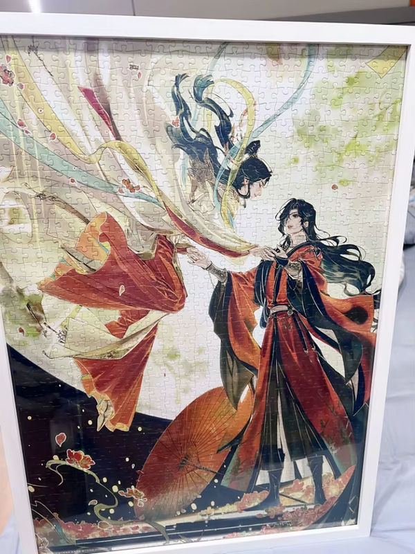 TGCF Tian Guan Ci Fu Puzzle mit Xielian und Hua Cheng Figuren, 1000 Teile, mehrfarbig, Papier, orientalisch, rechteckig - Bild 2