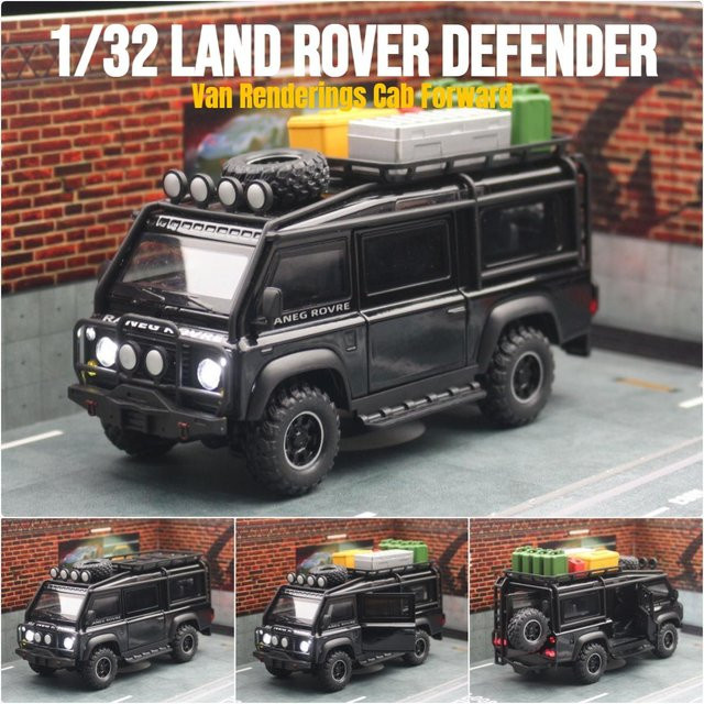 Linyi toy car Land Rover Defender Kastenwagen, Spielzeugauto, 1:32, ab 14 Jahren - Bild 1