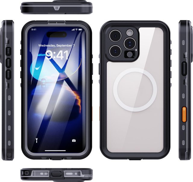 Tuiying002 Wasserdichte Magnetische Handyhülle mit IP68 Schutz und 360 Grad Vollabdeckung für iPhone 17 16 15 14 13 Pro Max Plus Modelle - Bild 1